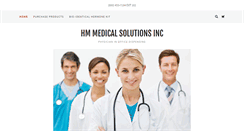 Desktop Screenshot of hmcmedicalsolutions.com