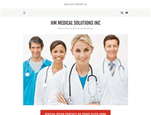 Tablet Screenshot of hmcmedicalsolutions.com